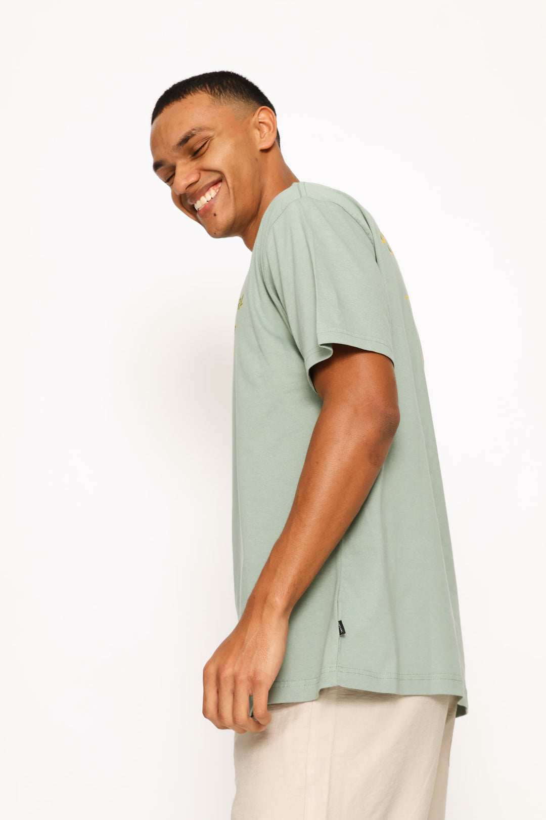 Fade Out Icon Tee - Sage