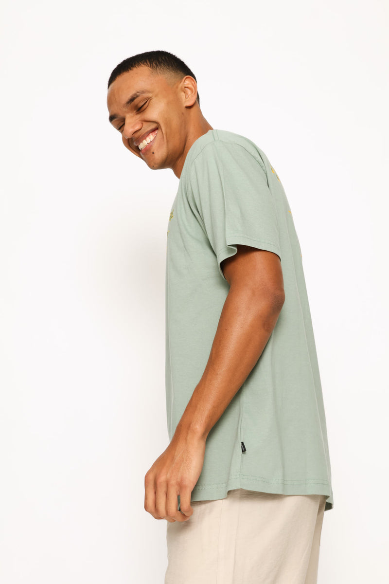 Fade Out Icon Tee - Sage