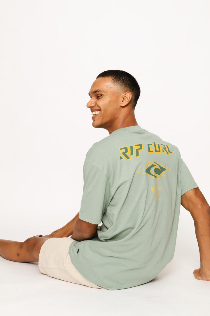 Fade Out Icon Tee - Sage