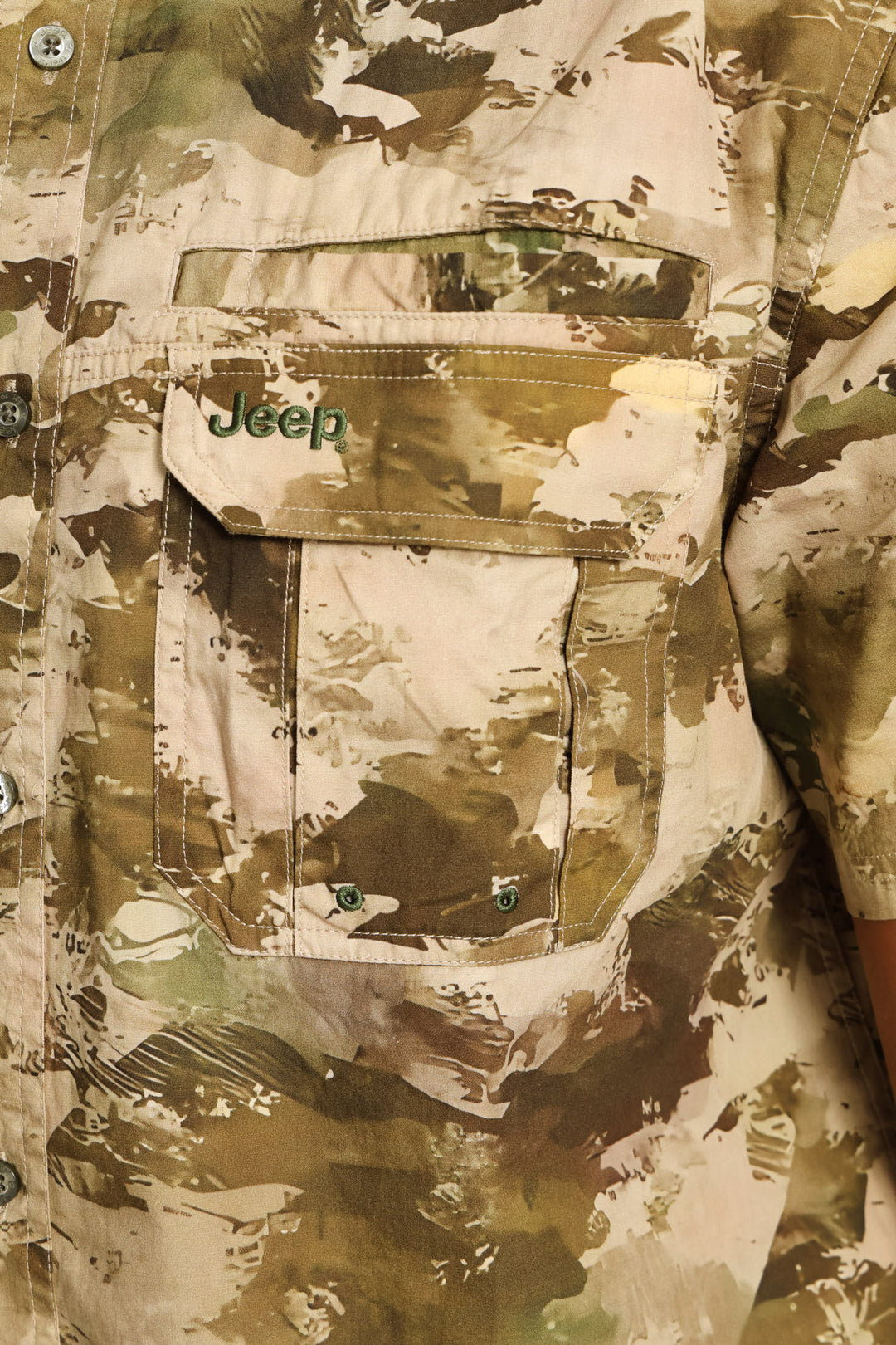 Safari Print Shirt - Brown