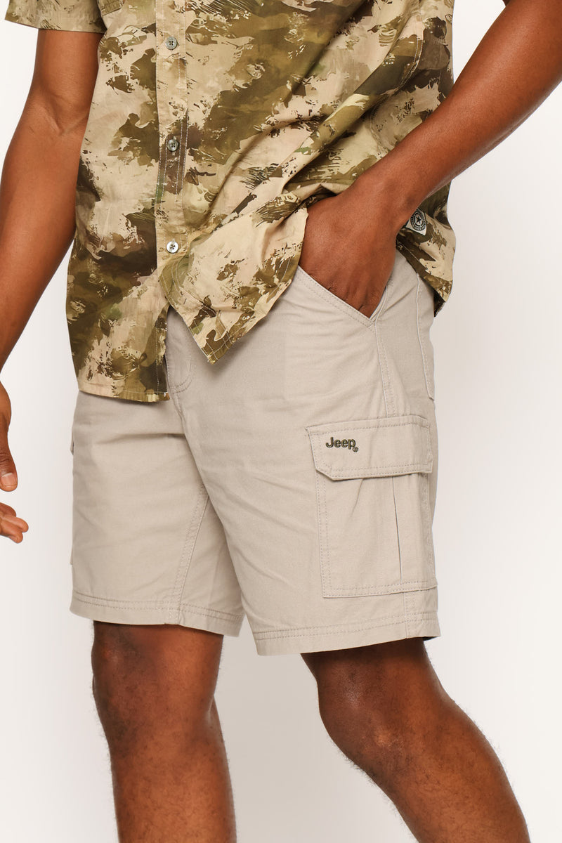 Willys Mountain Man 21Cm Cargo Shorts - Khaki