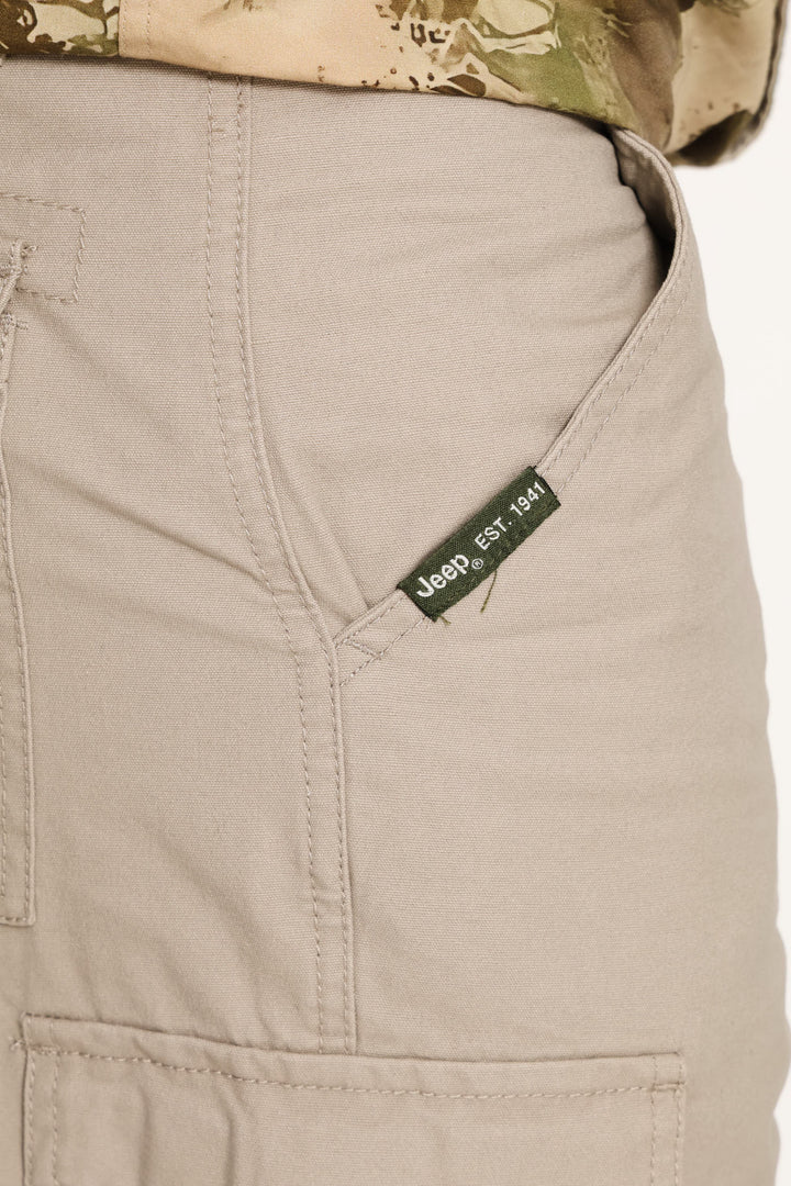 Willys Mountain Man 21Cm Cargo Shorts - Khaki