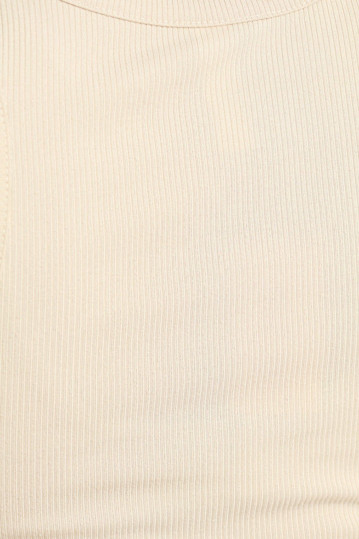 Rib Racer Tank Top - Stone