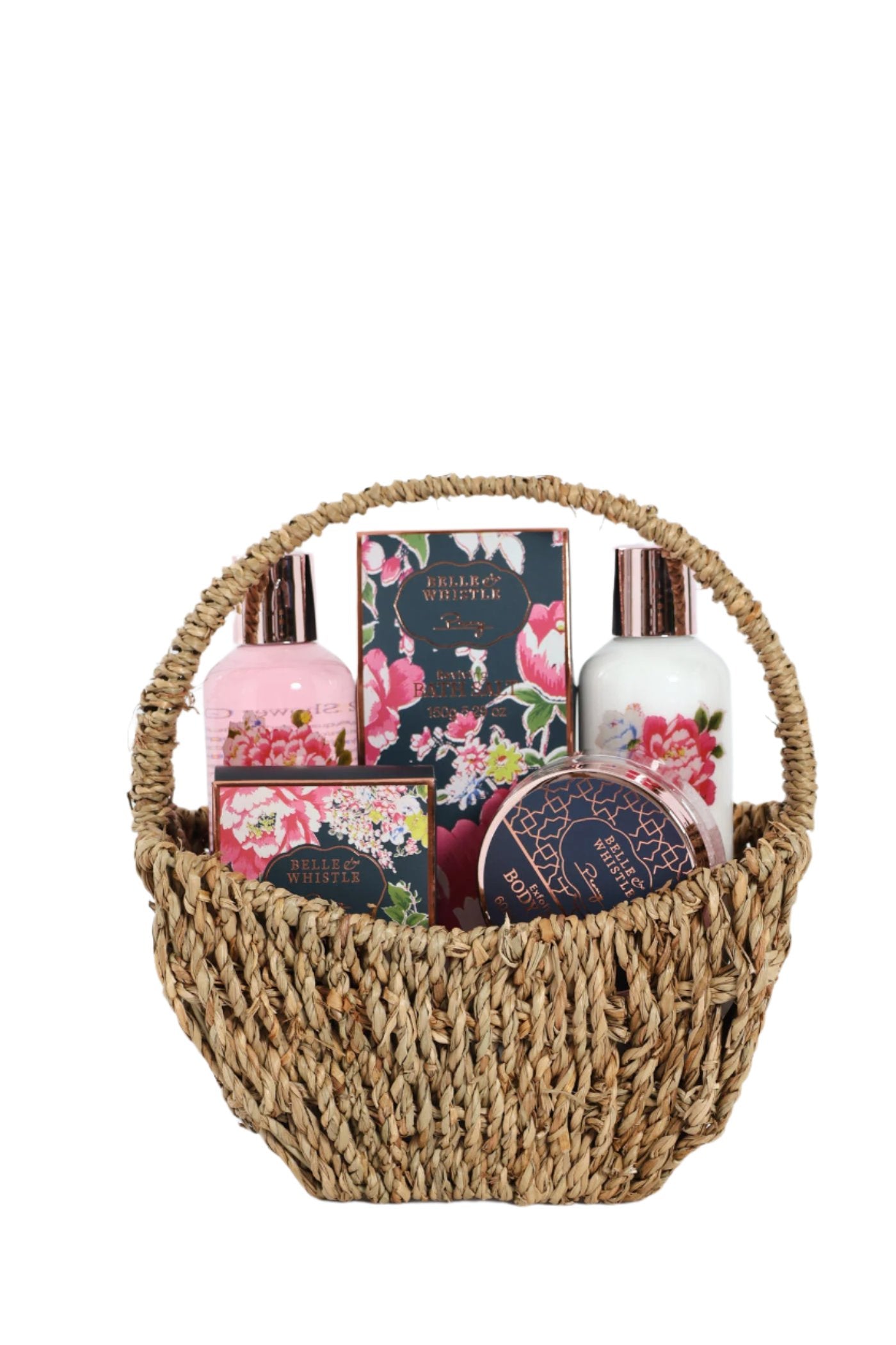 Belle & Whistle Peony Blue Basket Gift Set – Edgars