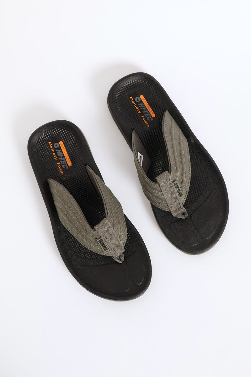 Marine Wide Vamp Sandal - Olive