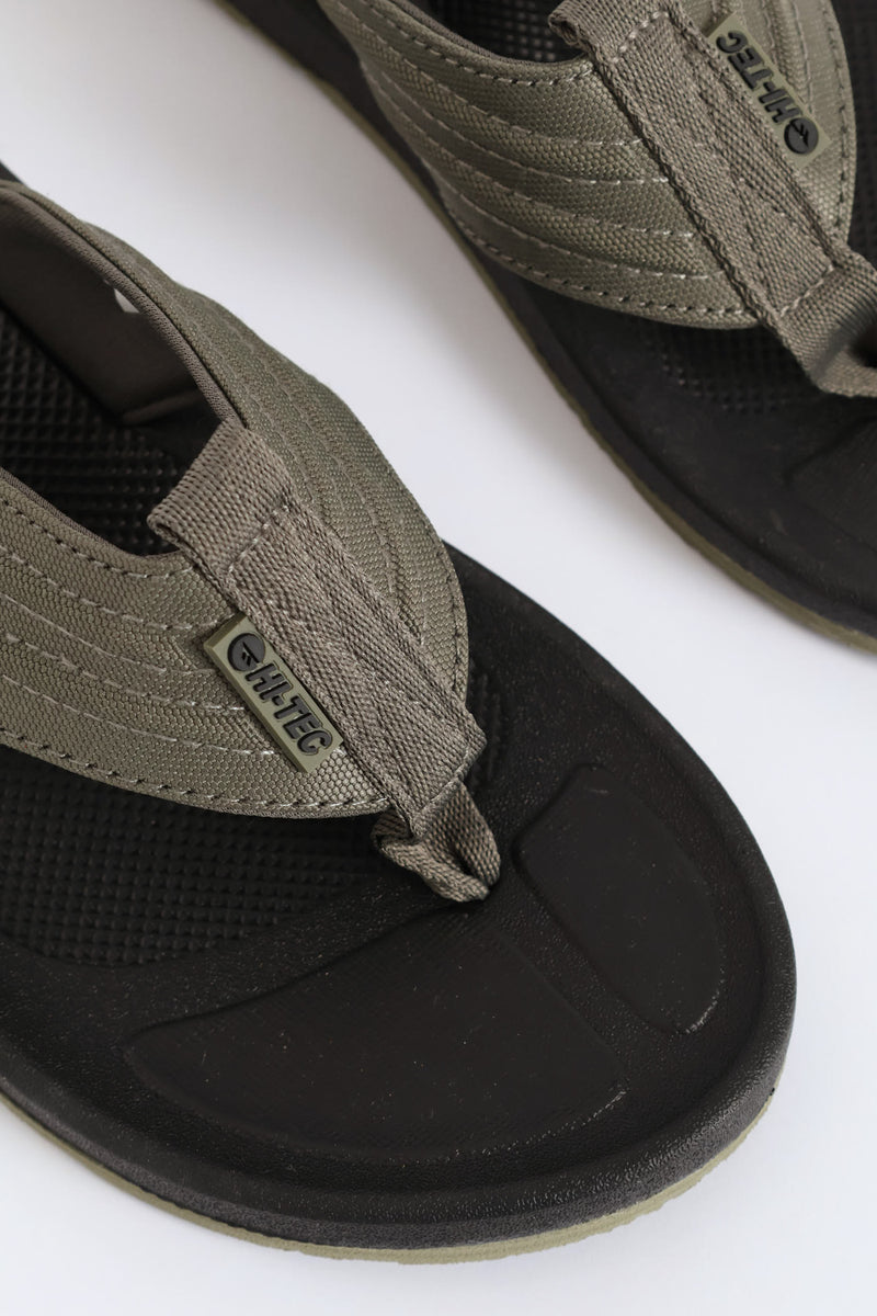 Marine Wide Vamp Sandal - Olive