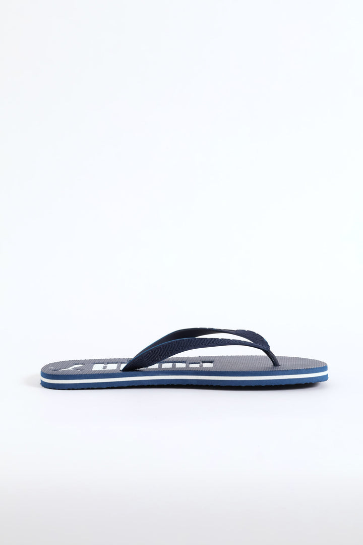 Essential  Zadp Flip Flop - Navy/White