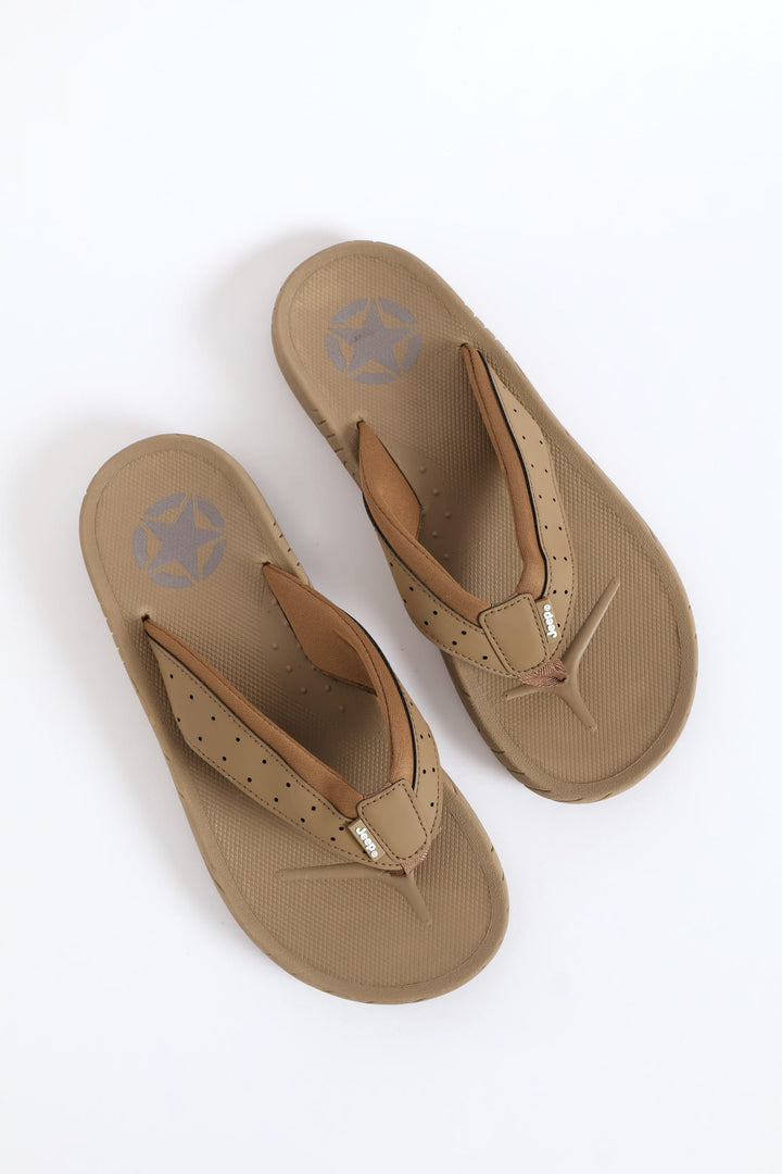 Cherokee Thong Sandal - Tan