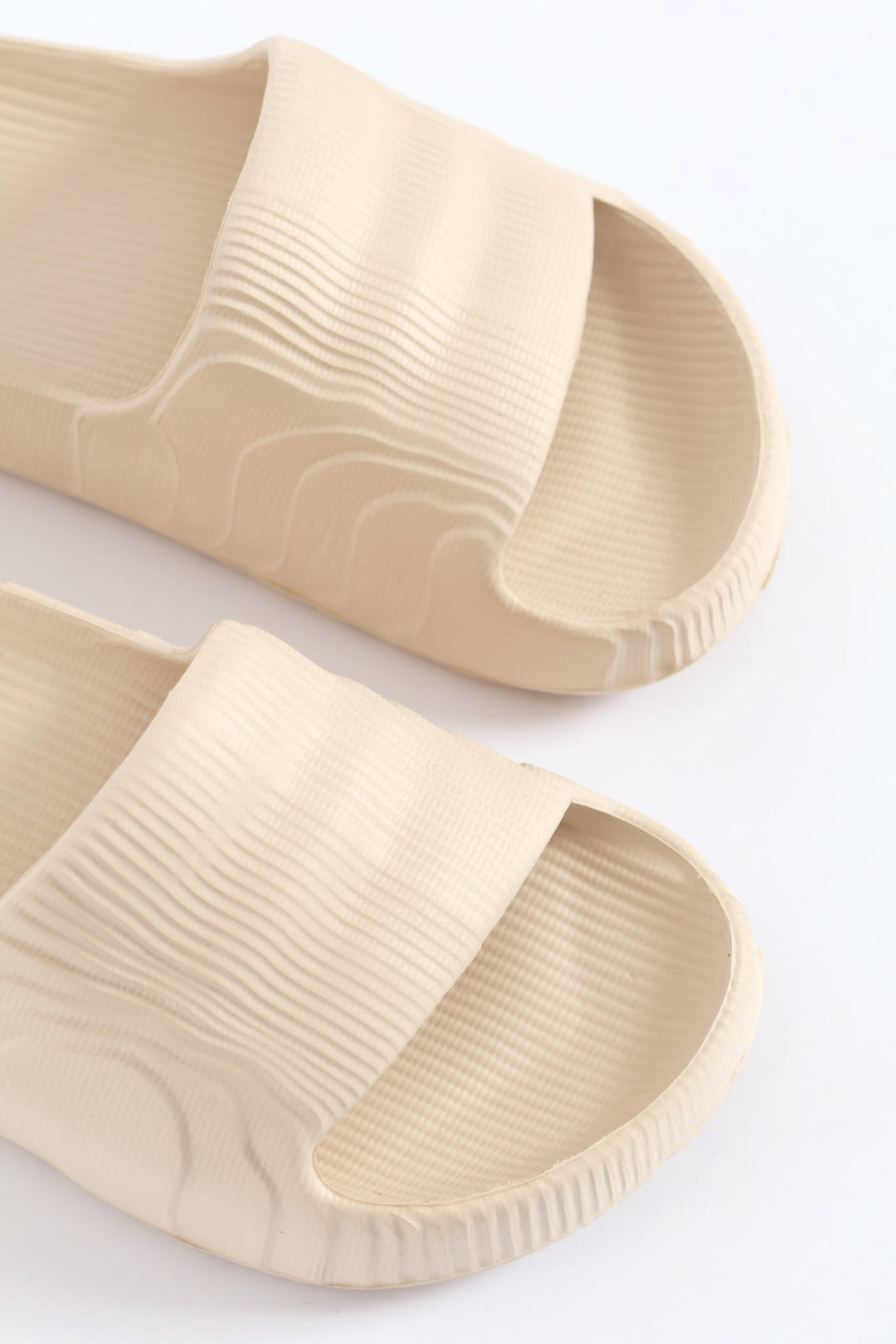 Boys 3D Moulded Slide - Taupe