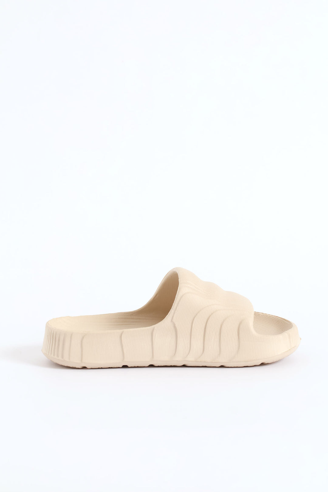 Boys 3D Moulded Slide - Taupe