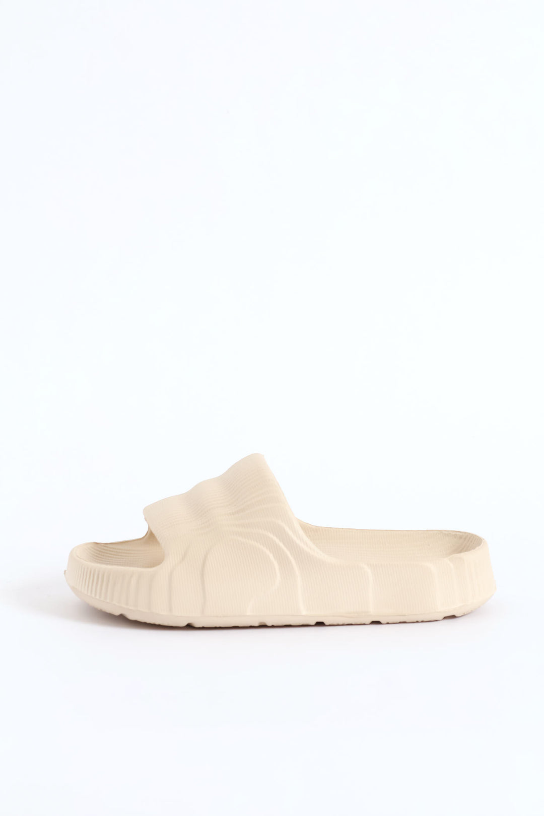 Boys 3D Moulded Slide - Taupe