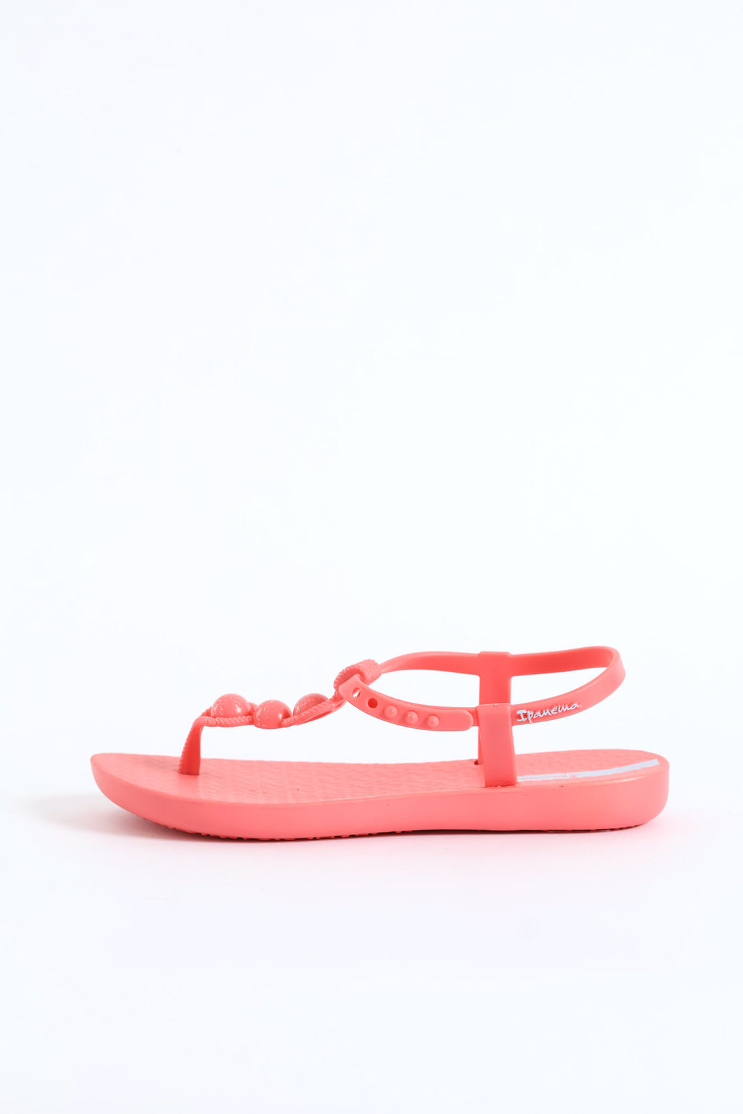 Girls Slingback Thong Sandal - Coral