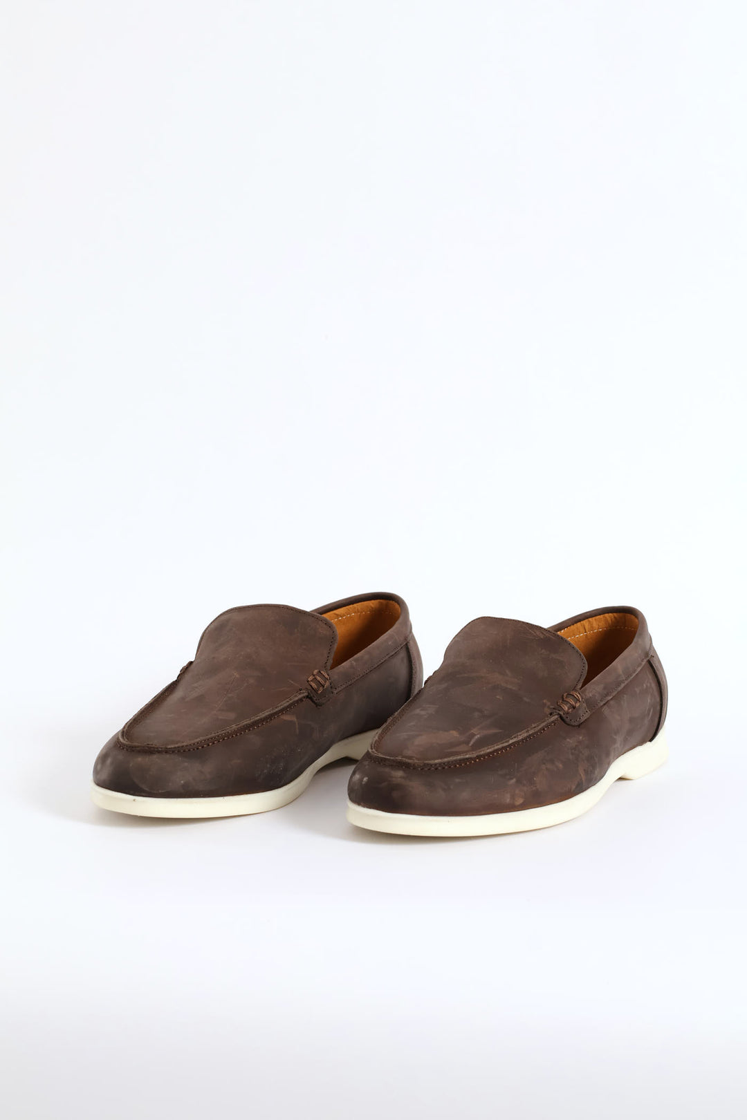 Leather Smart Casual Loafer - Chocolate