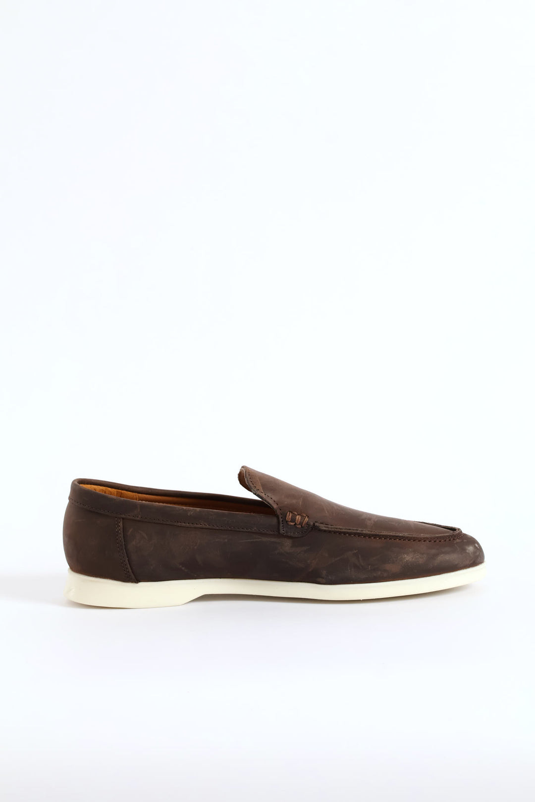 Leather Smart Casual Loafer - Chocolate