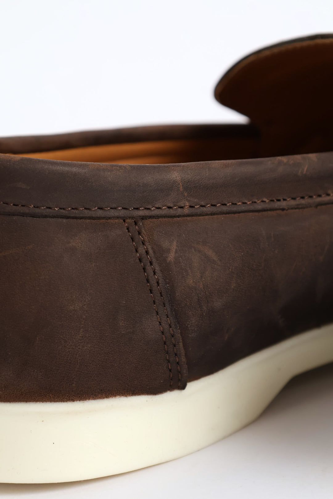 Leather Smart Casual Loafer - Chocolate