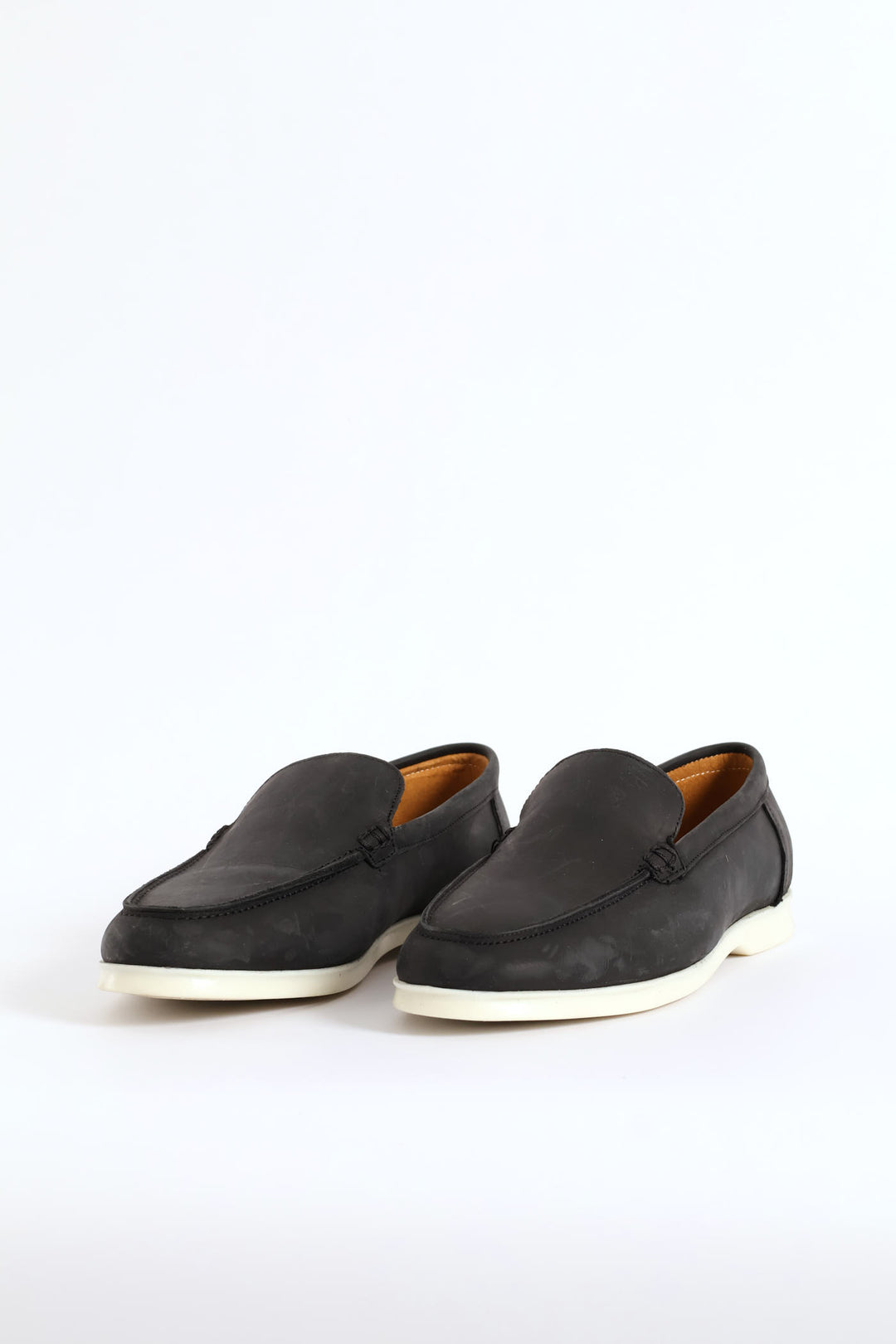 Leather Smart Casual Loafer - Black