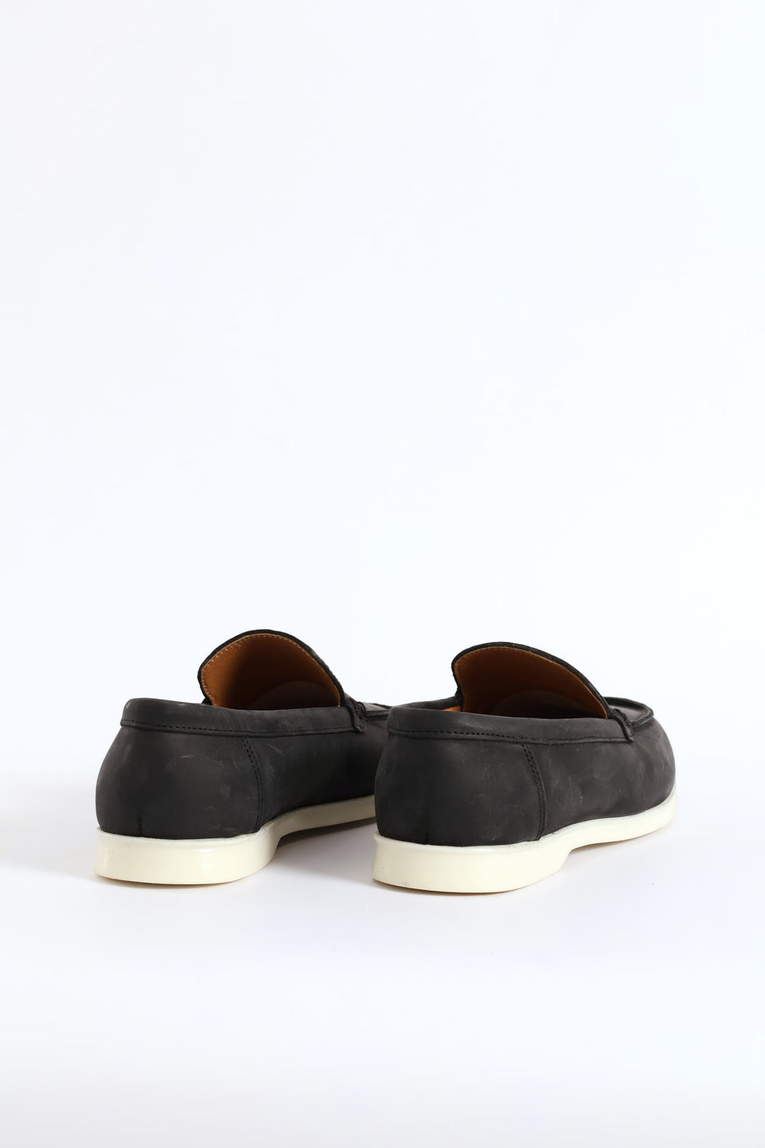 Leather Smart Casual Loafer - Black