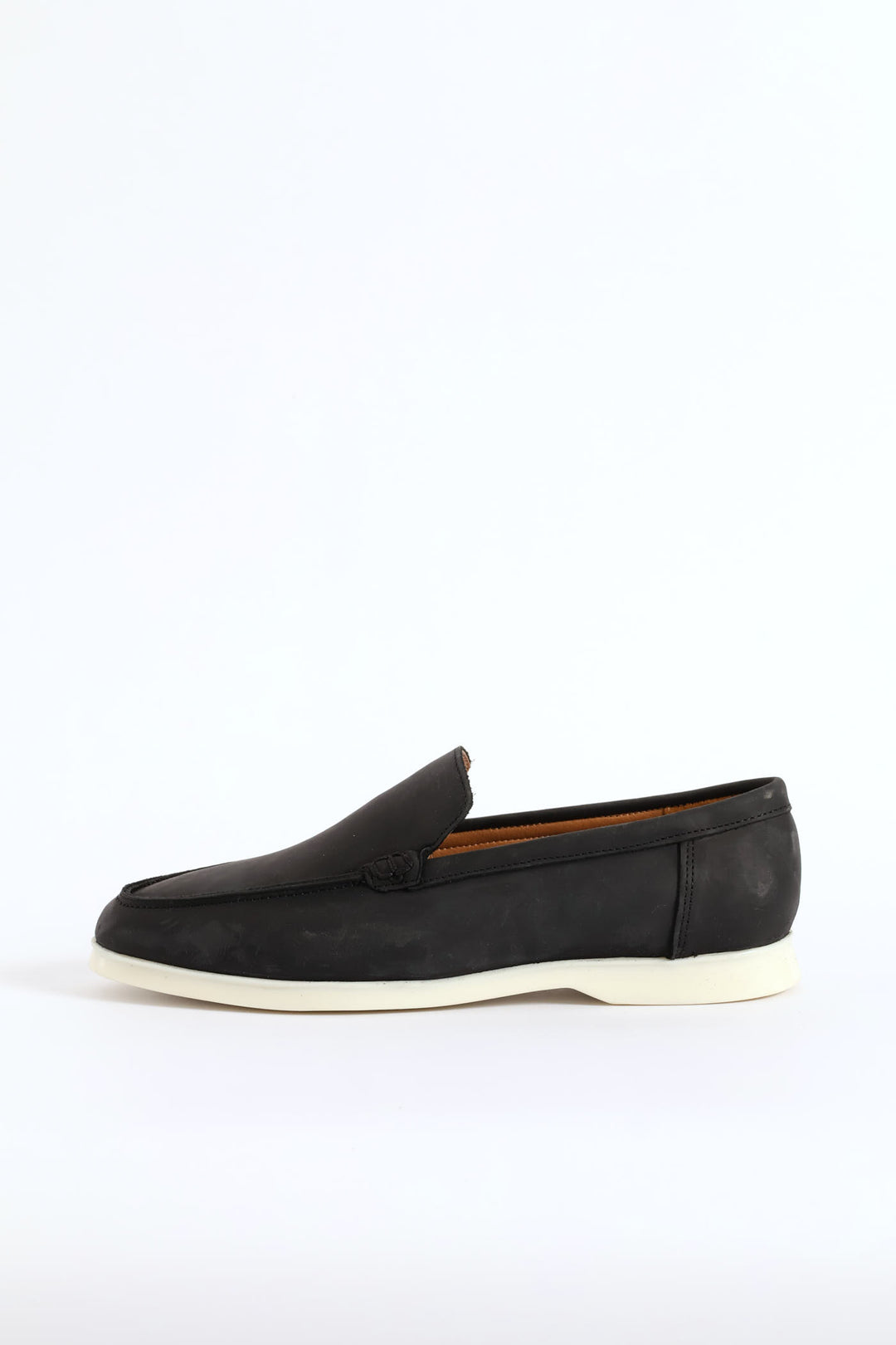 Leather Smart Casual Loafer - Black