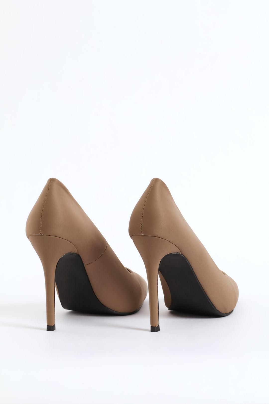 Stiletto Court Heel - Stone