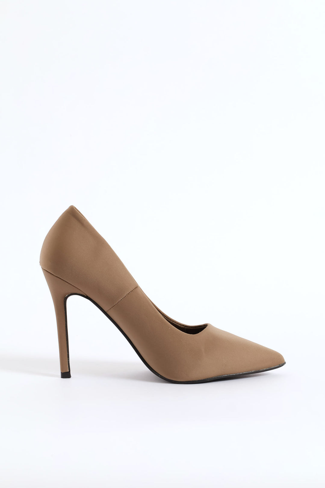 Stiletto Court Heel - Stone