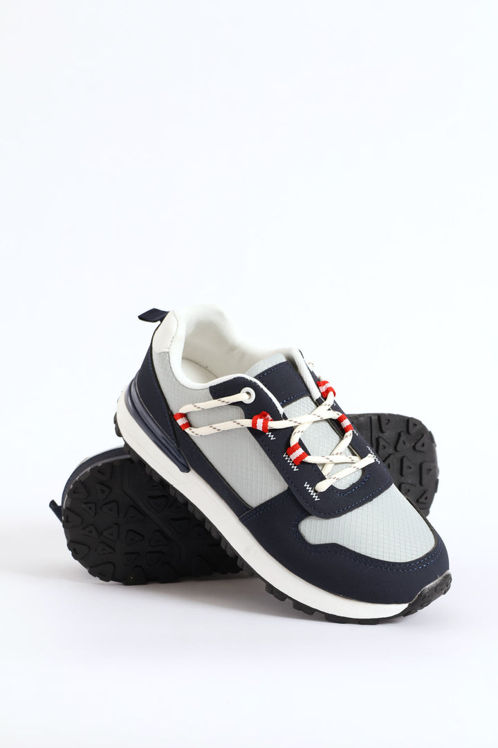 Boys Active Sneaker - Navy