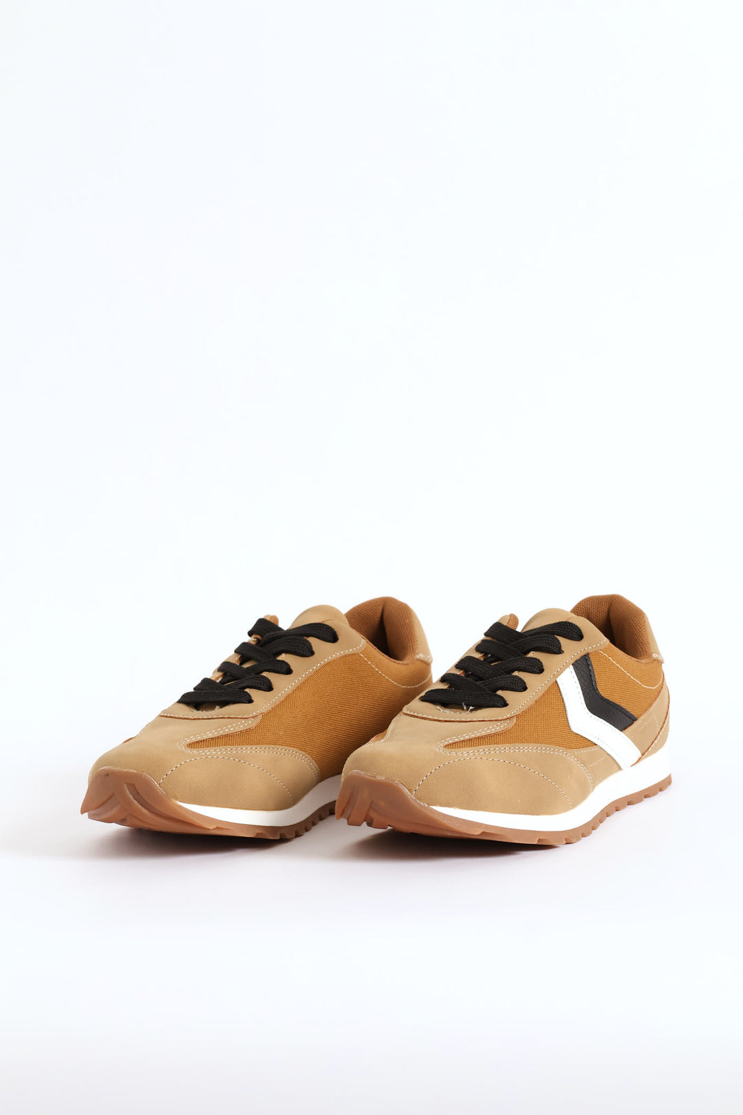 Boys Retro Sneaker - Brown