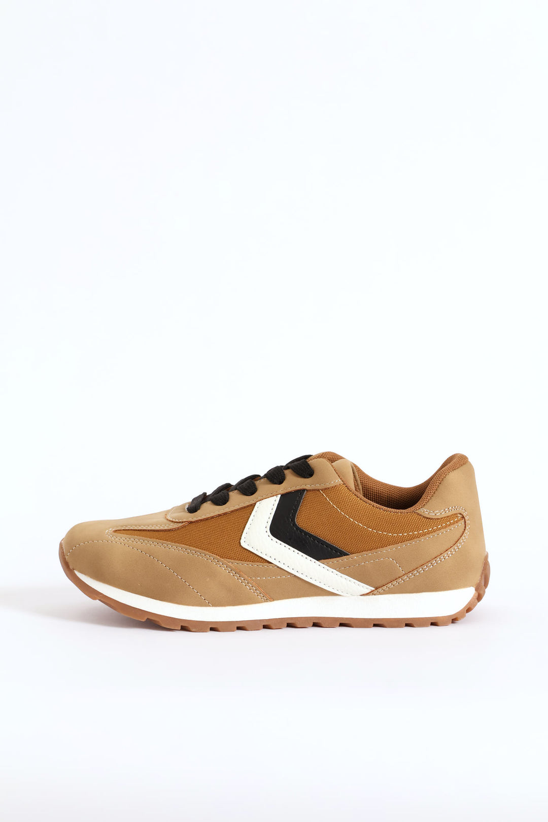 Boys Retro Sneaker - Brown