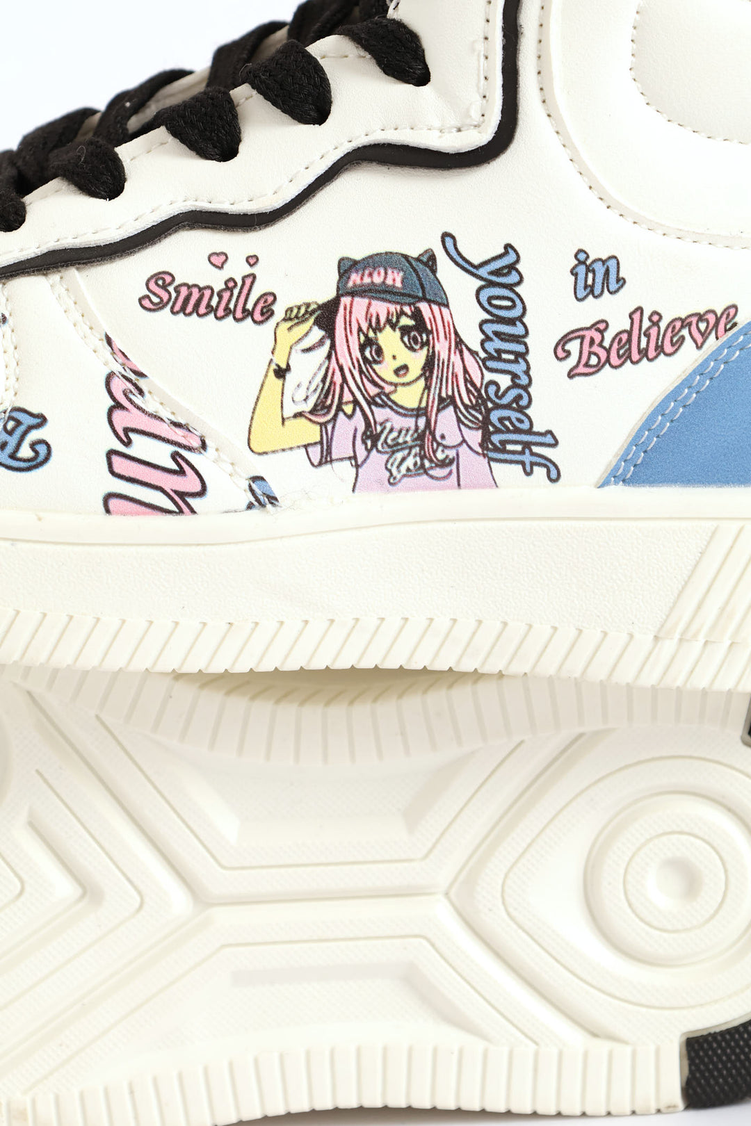 Girls Graffiti Hitop Sneaker - Multi