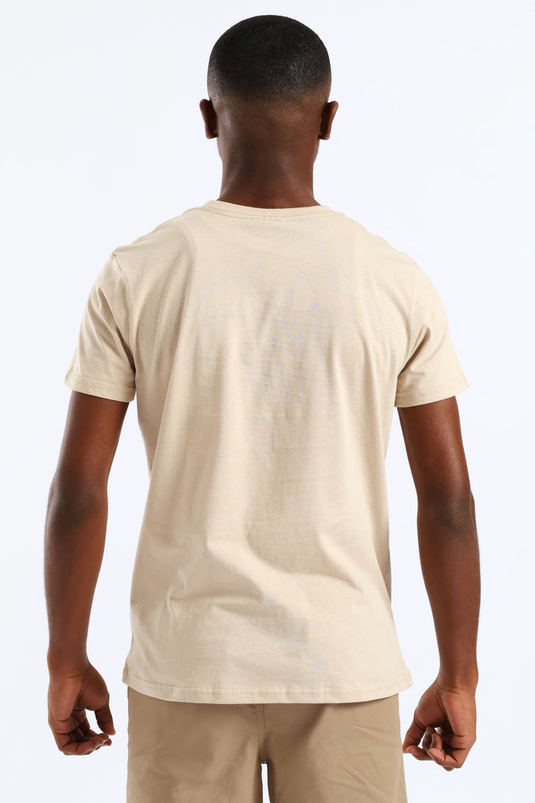 Boys Skate Roll Print Tee - Stone