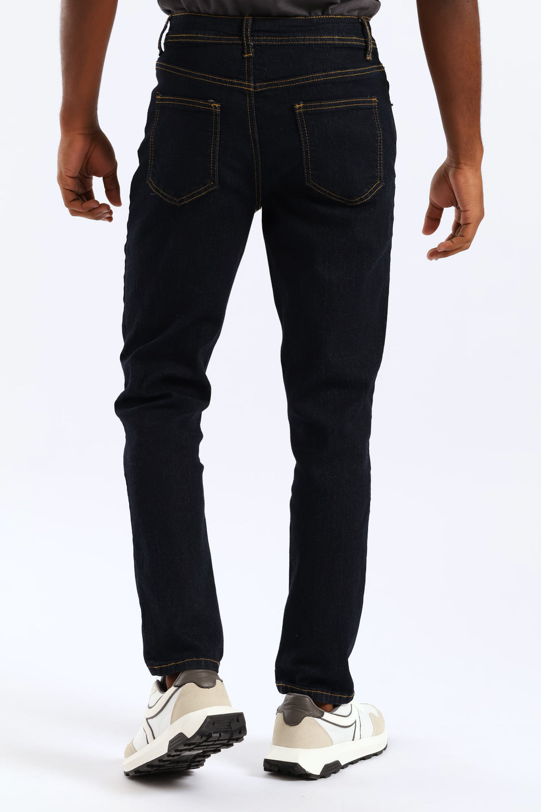 Boys Raw Denim Straight Jean - Blue