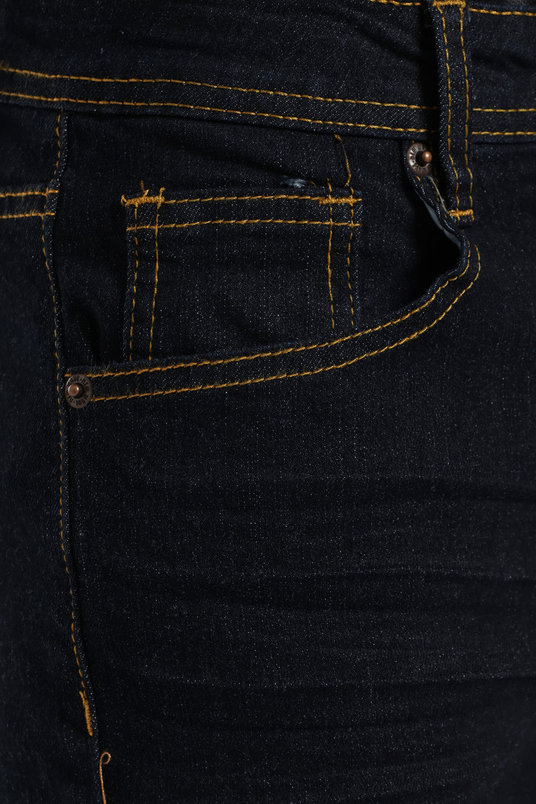 Boys Raw Denim Straight Jean - Blue