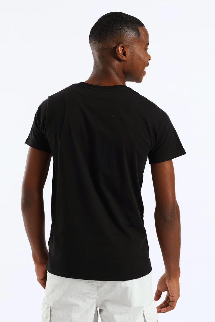 Boys Miami Photographic Print T-Shirt - Black