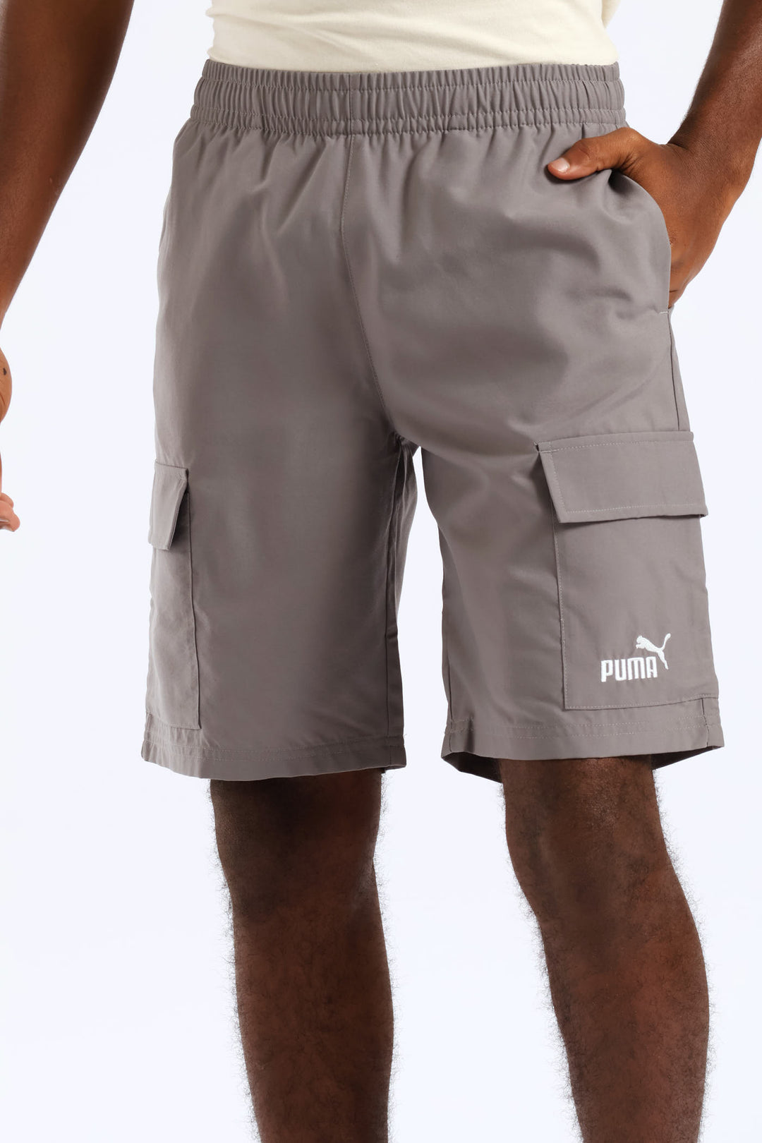 Boys Woven Cargo Short - Grey