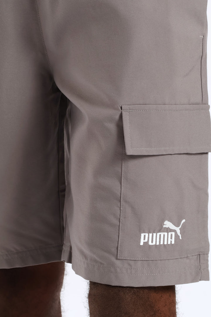 Boys Woven Cargo Short - Grey