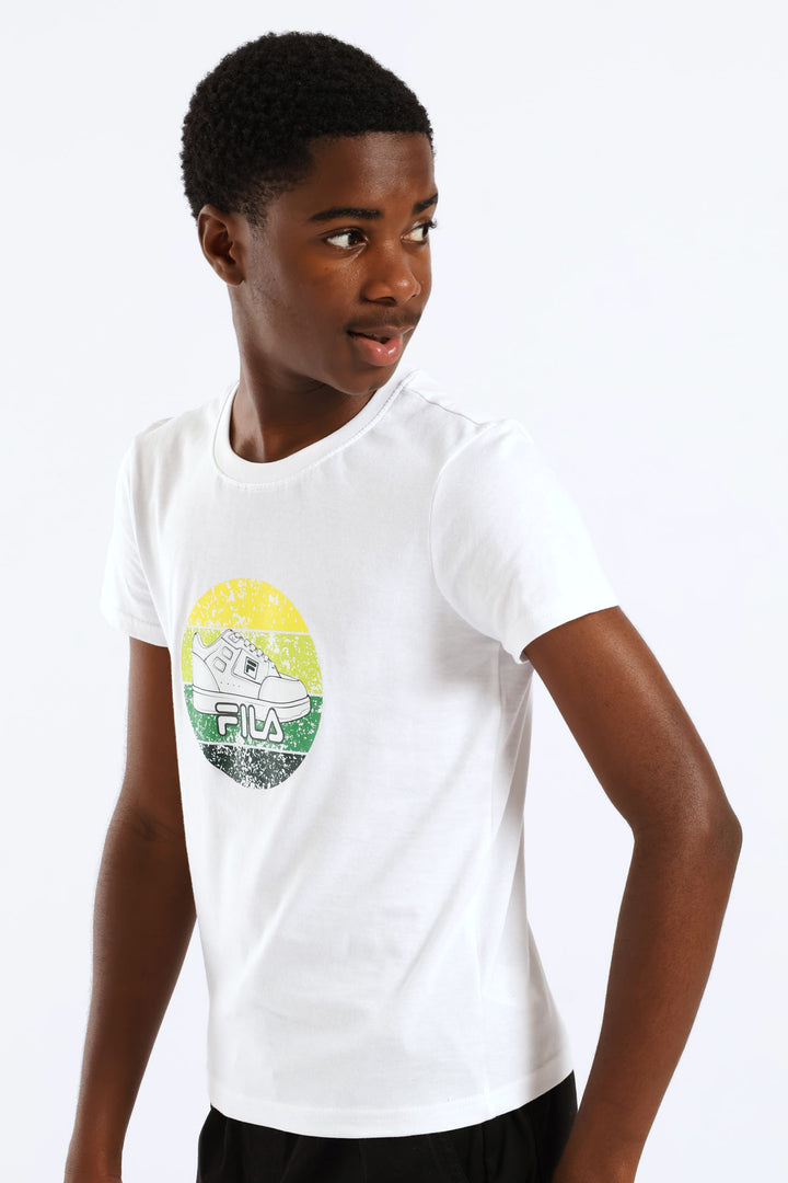 Boys Ricardo T-Shirt - White