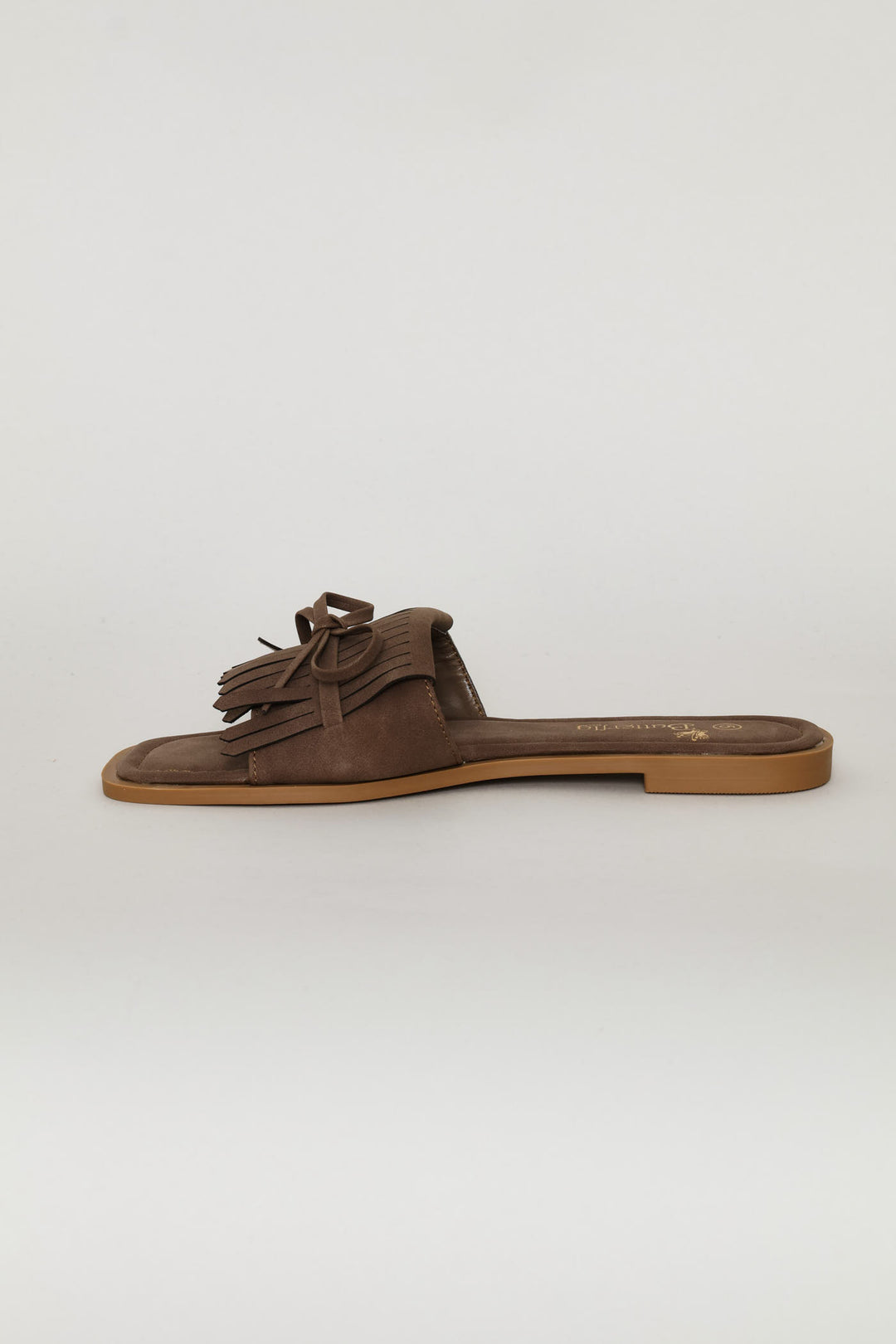 Fringed Sandal - Chocolate