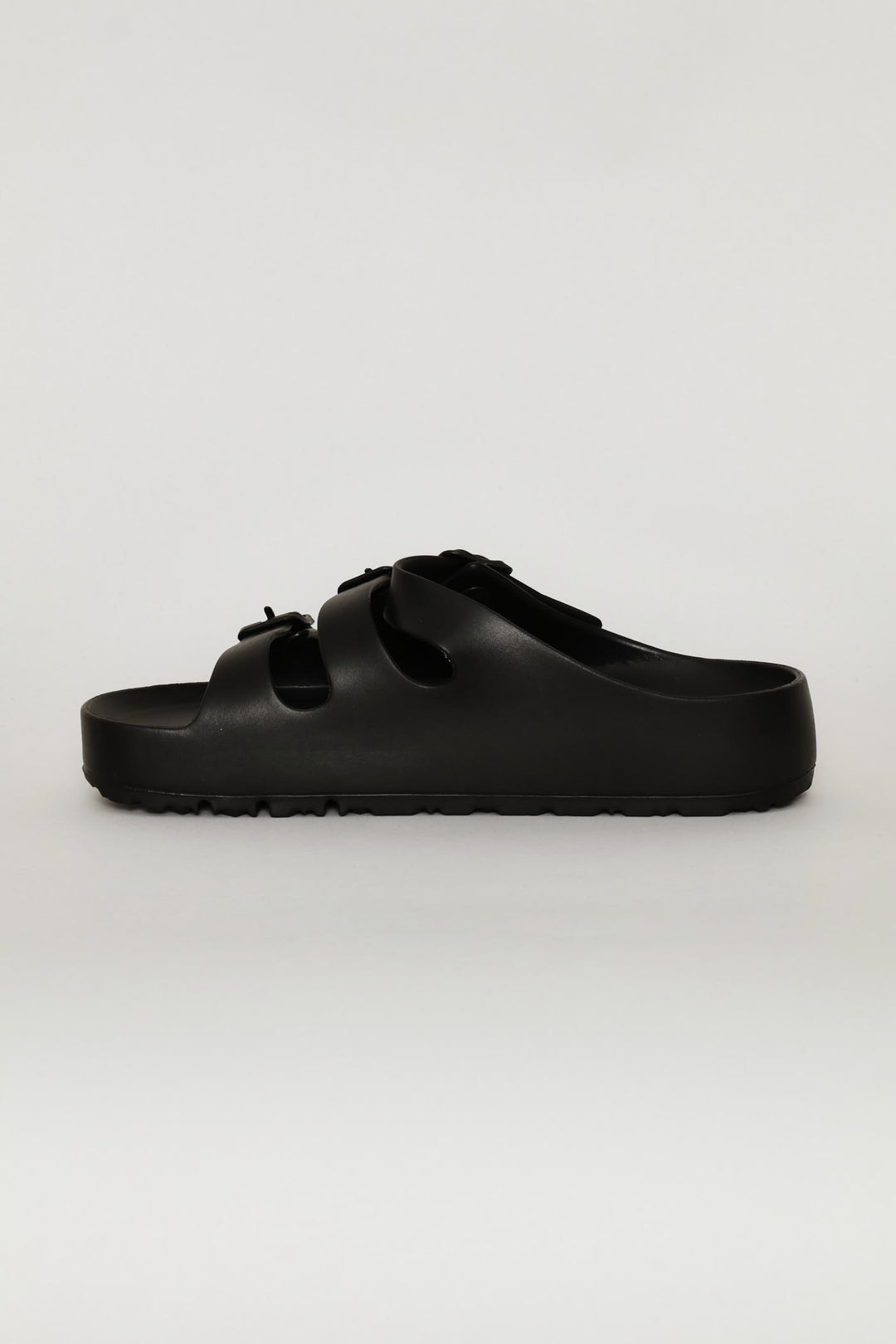 Tripple Strap Sandal - Black