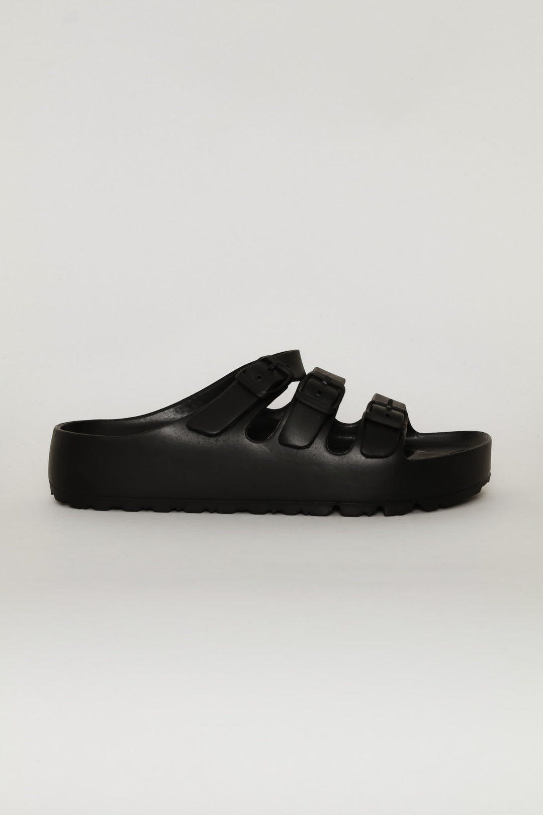 Tripple Strap Sandal - Black
