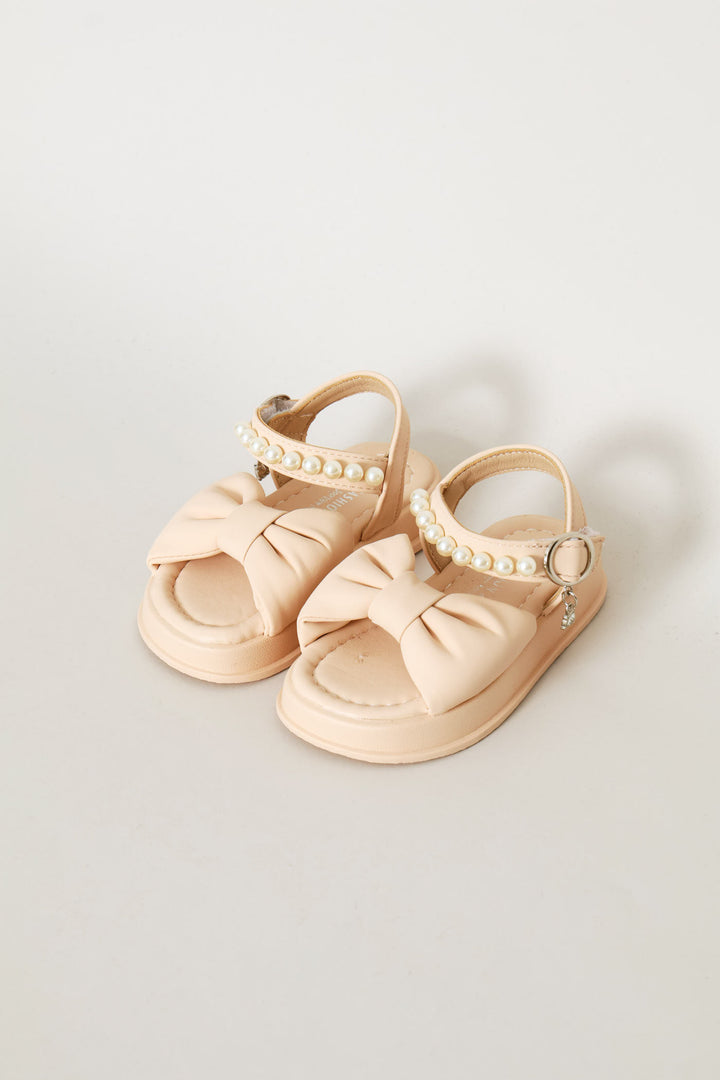 Pre-Girls Pearl Chunky Sandal - Stone