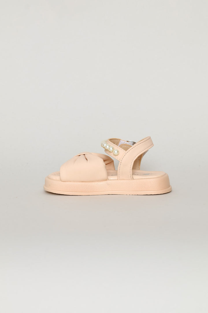 Pre-Girls Pearl Chunky Sandal - Stone