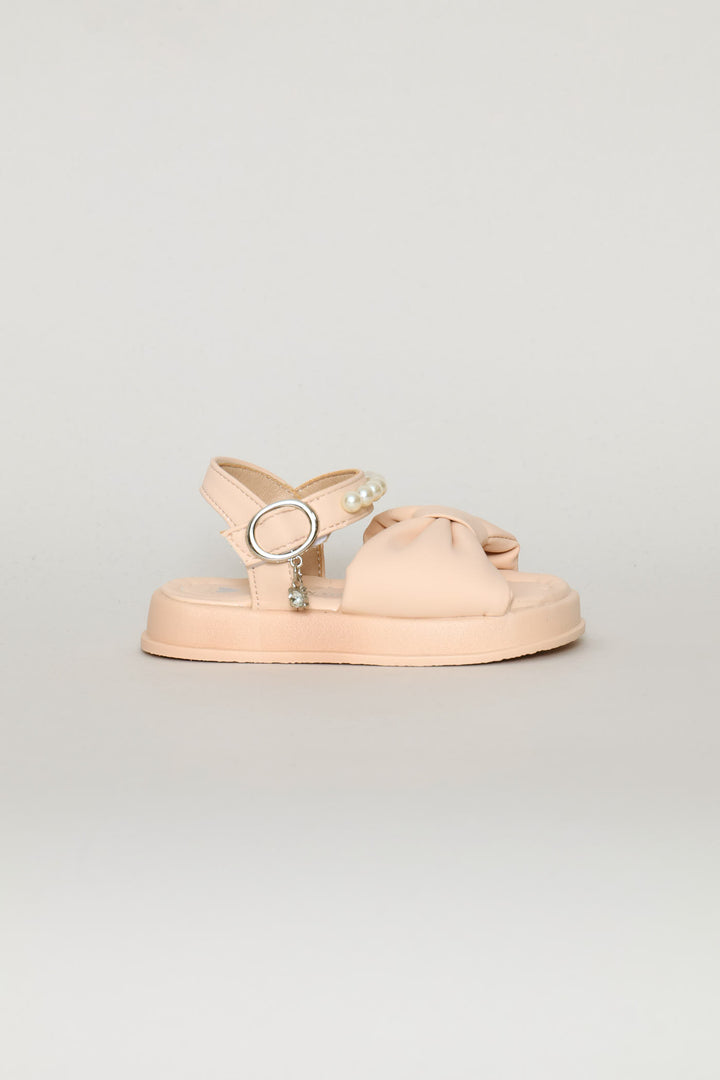 Pre-Girls Pearl Chunky Sandal - Stone