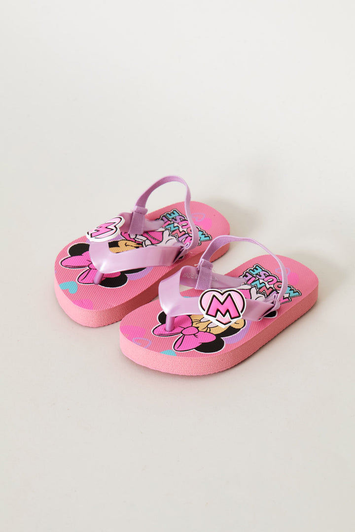 Pre-Girls Minnie Flip Flop - Lilac