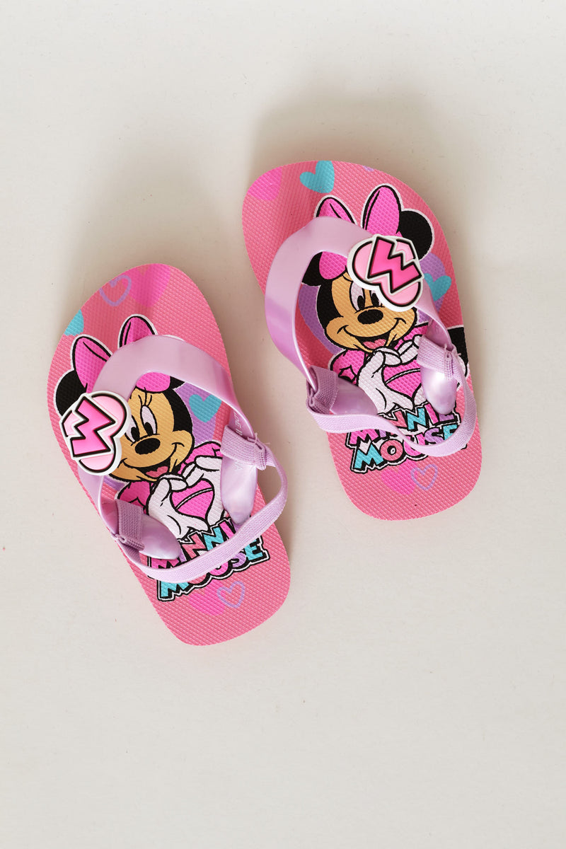 Pre-Girls Minnie Flip Flop - Lilac