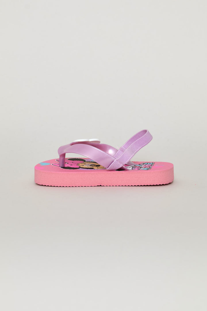 Pre-Girls Minnie Flip Flop - Lilac