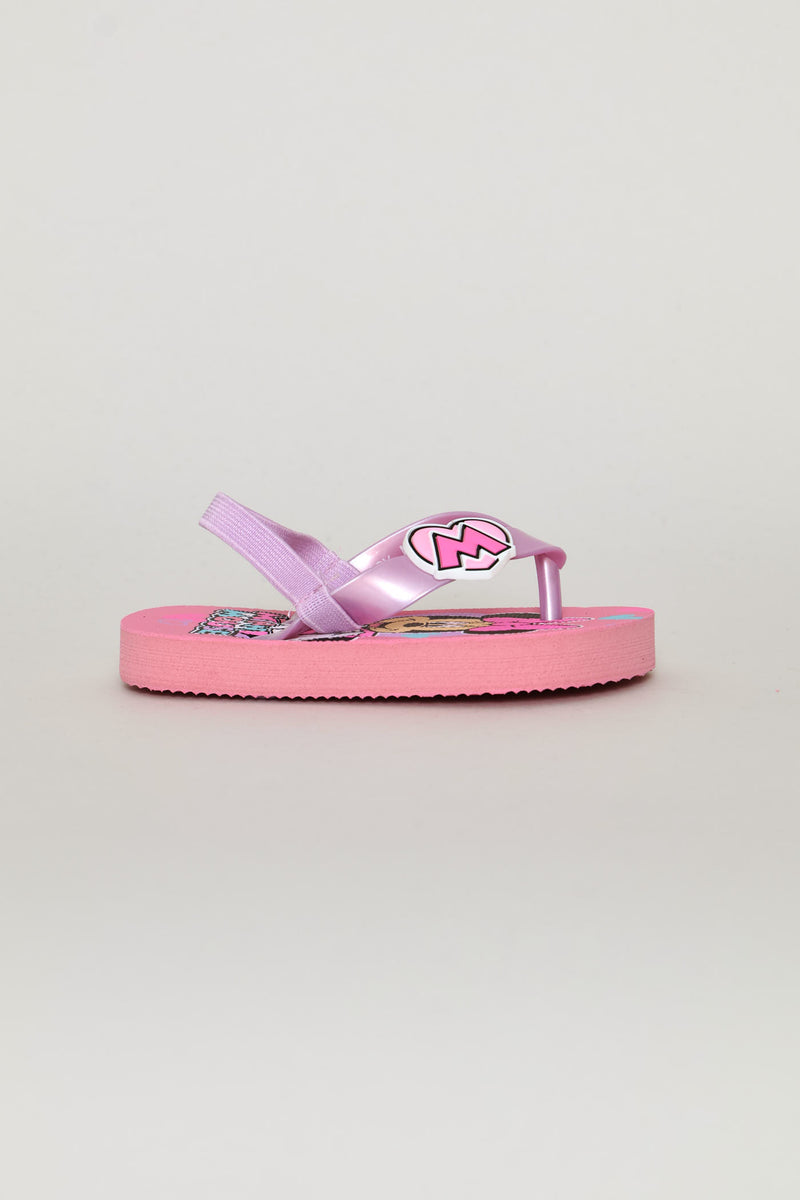 Pre-Girls Minnie Flip Flop - Lilac