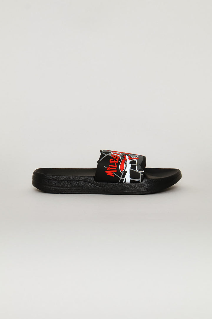 Boys Spiderman Pool Slide - Black