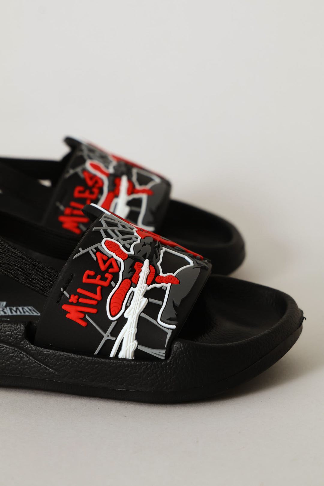 Pre-Boys Spiderman Pool Slide - Black