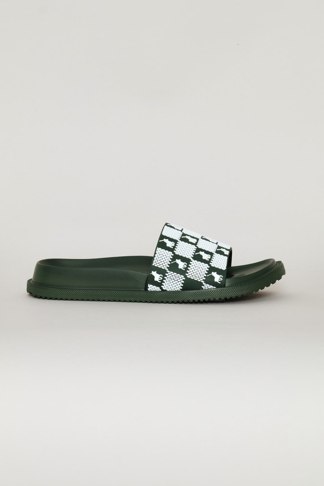 Monogram Pool Sandal - Green