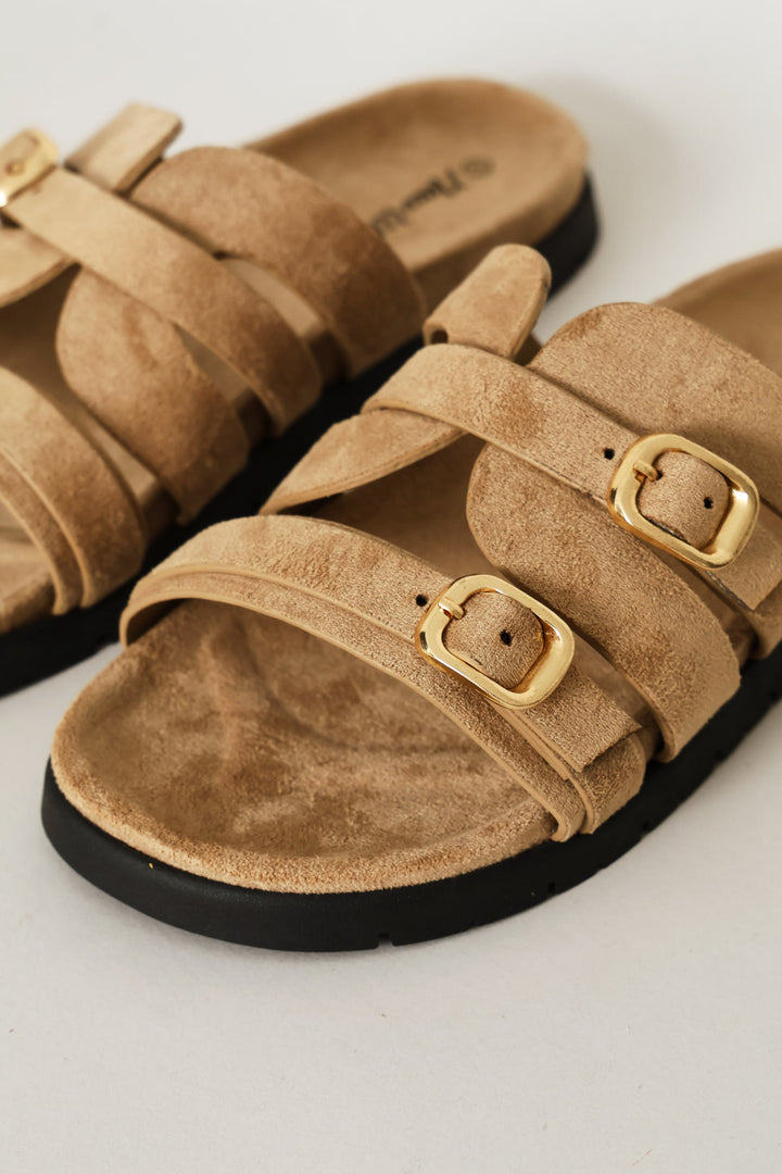 Girls Health Sandal - Taupe