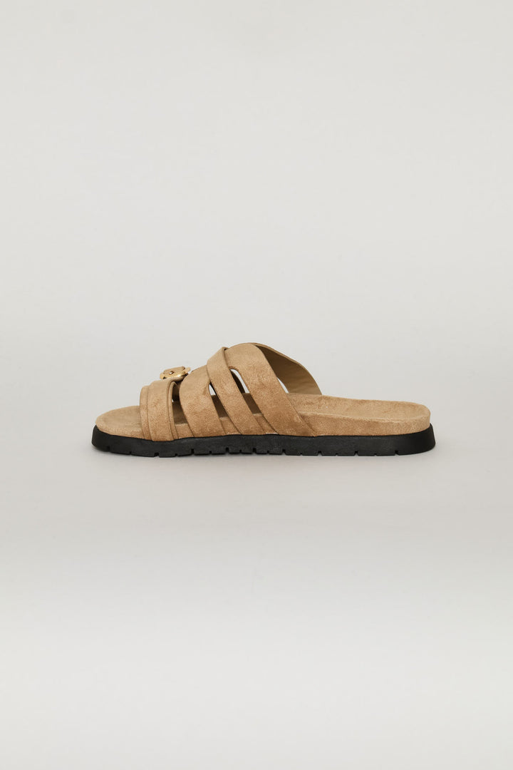 Girls Health Sandal - Taupe